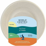 World Centric 6" Compostable Fiber Plates