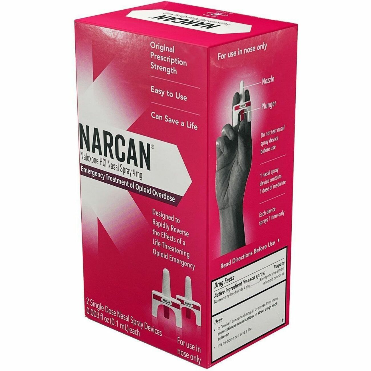 Narcan Spray 4Mg2Pack