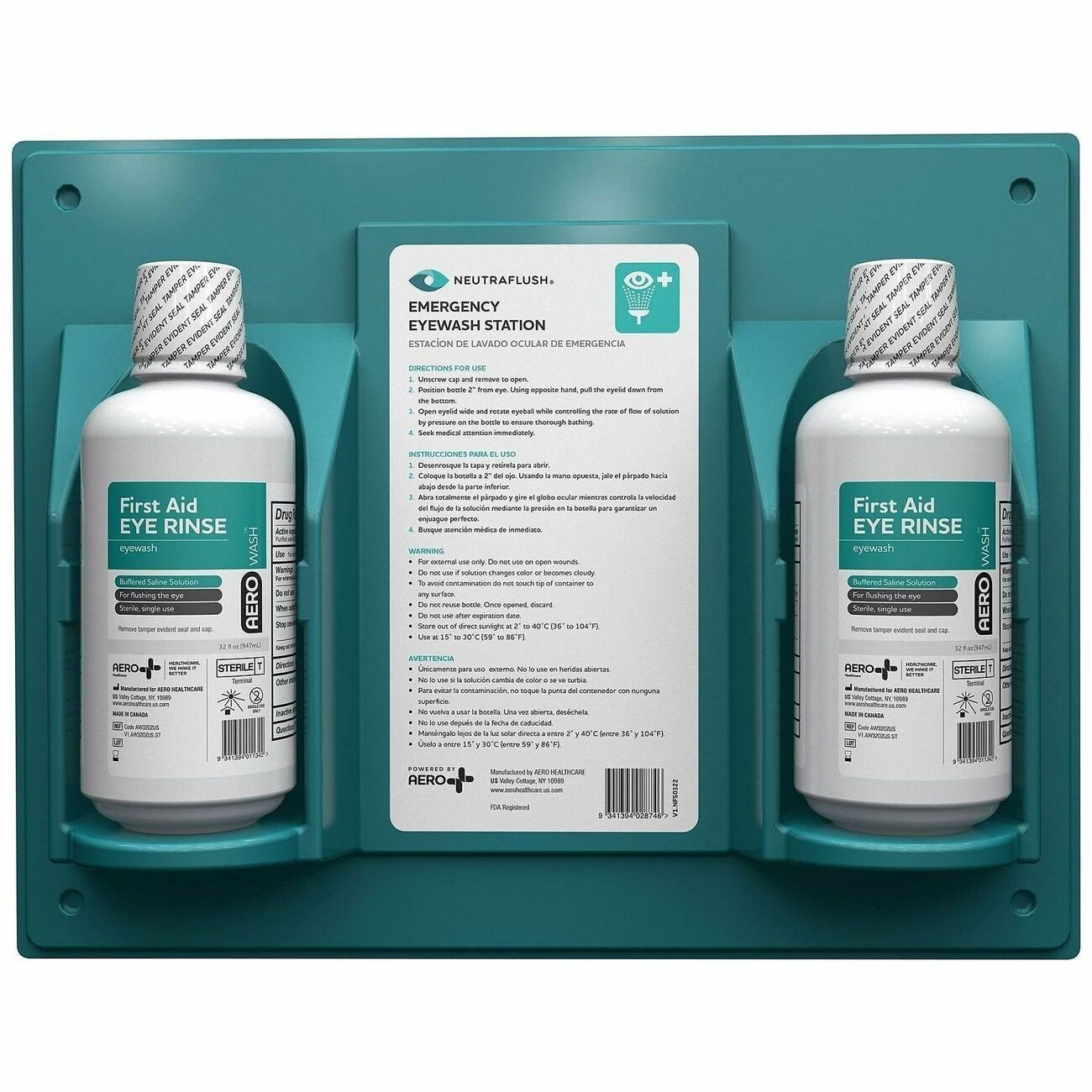 Eyewash Dual32Oz Station