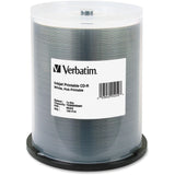 Verbatim 95252 CD Recordable Media - CD-R - 52x - 700 MB - 100 / Pack - White