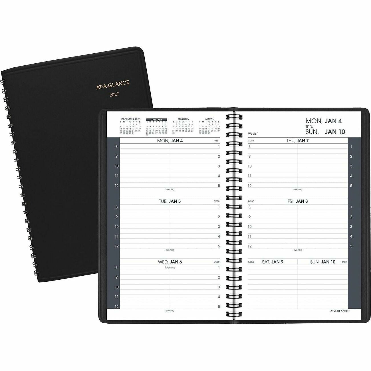 AT-A-GLANCE Book Appt Weekly 5X8 Bk