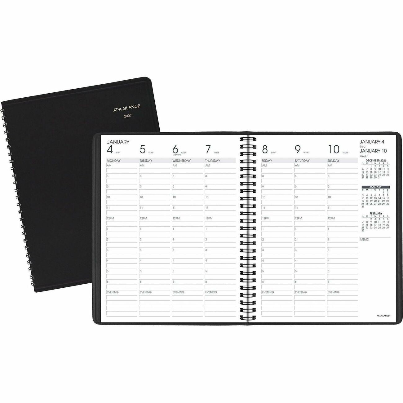 AT-A-GLANCE Book Appt Weekly 7X8.75 Bk