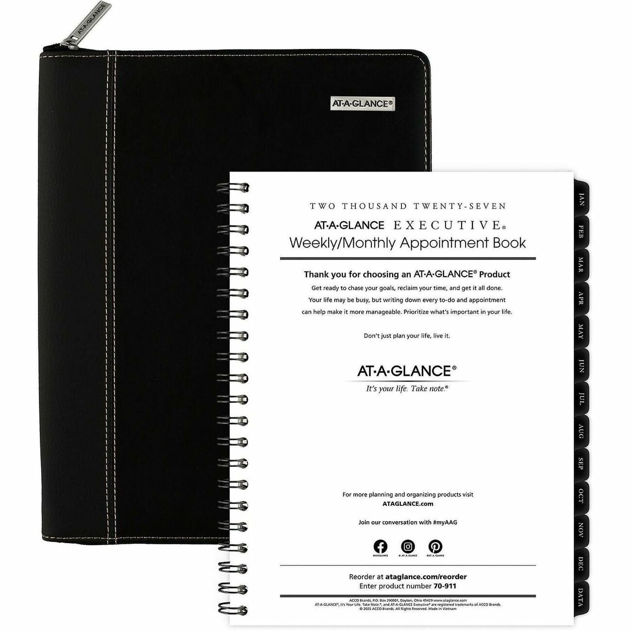 AT-A-GLANCE Refill Appt Wkly/Mnth 9X11