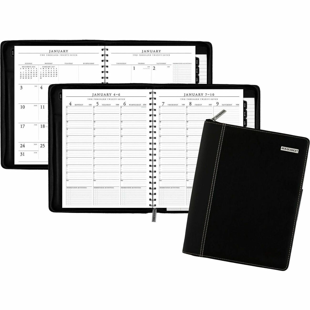 AT-A-GLANCE Planner Exec Wk/Mnth Zipper