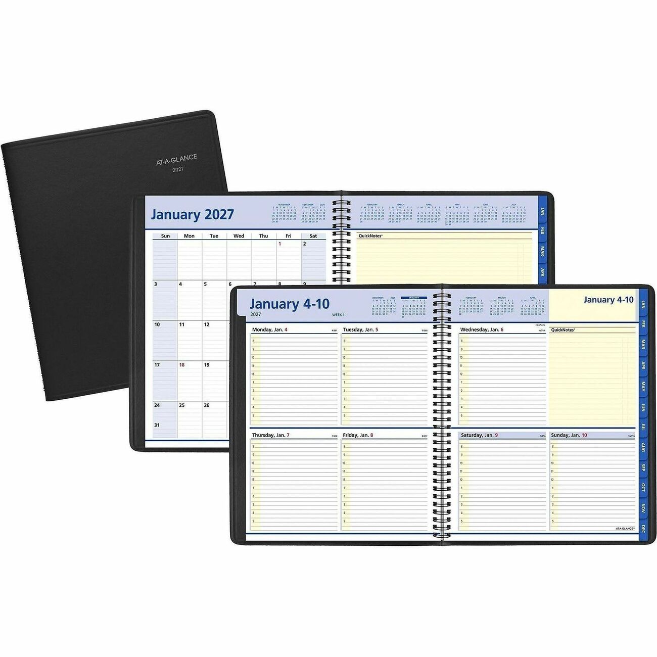 AT-A-GLANCE Planner Wkly/Mnth Qcknotes