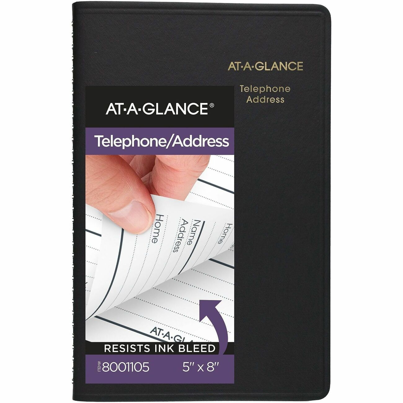AT-A-GLANCE Book Teleph/Address 5X8