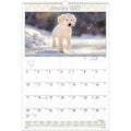 AT-A-GLANCE Calendar Wall Month Puppies