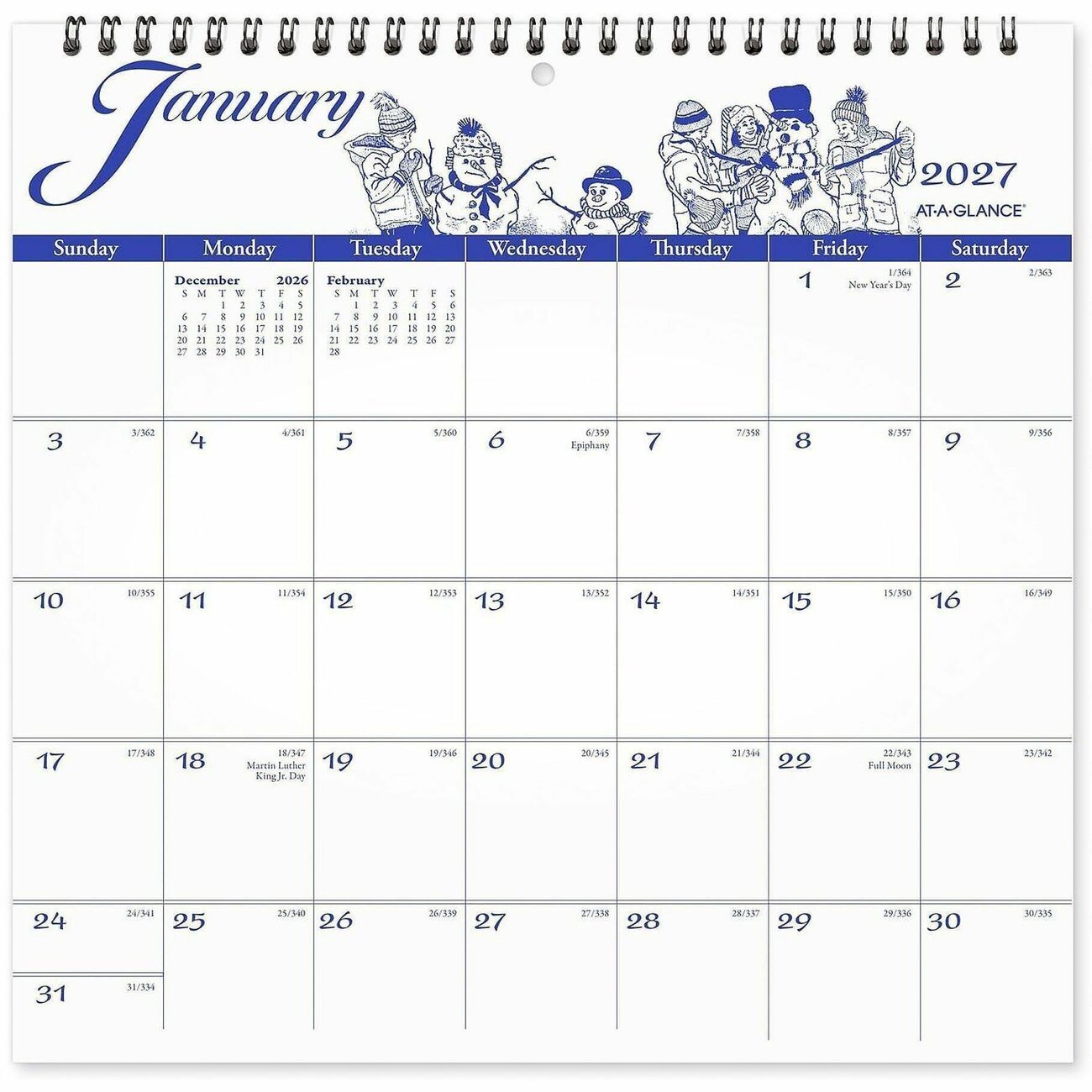 AT-A-GLANCE Calendar Wall Illustrators