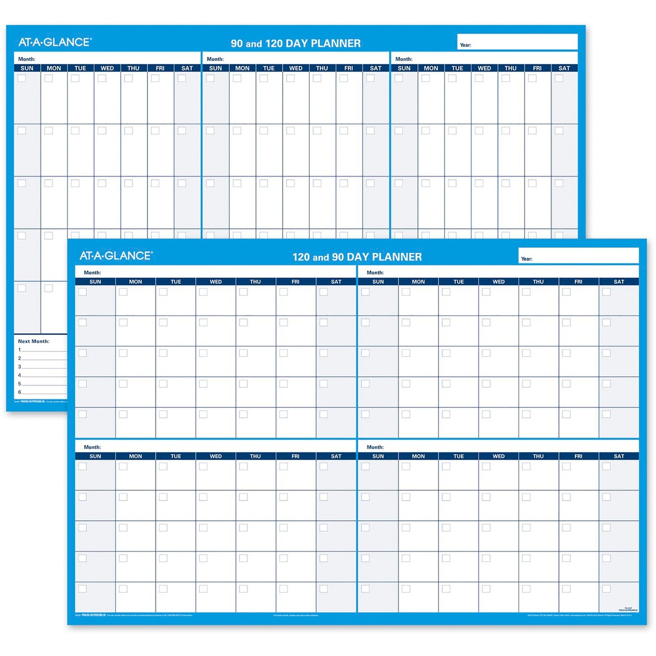 AT-A-GLANCE Calendar Wall Plannr 90/120