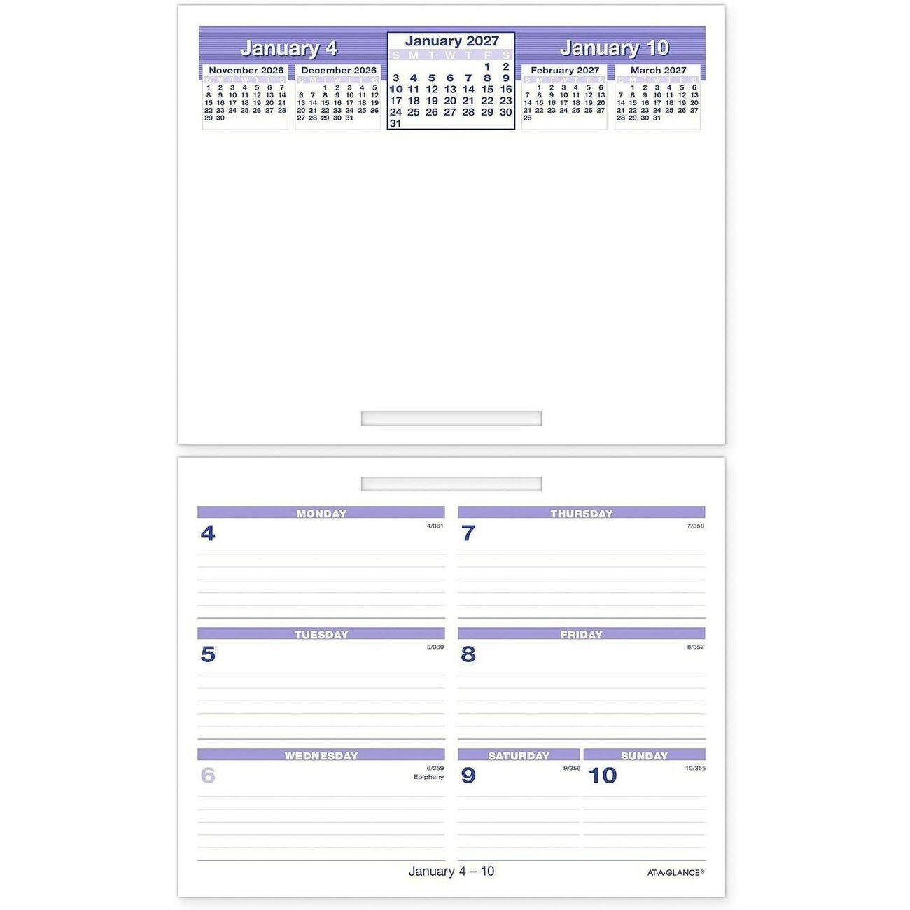 AT-A-GLANCE Refill Calendar Desk Flpawk