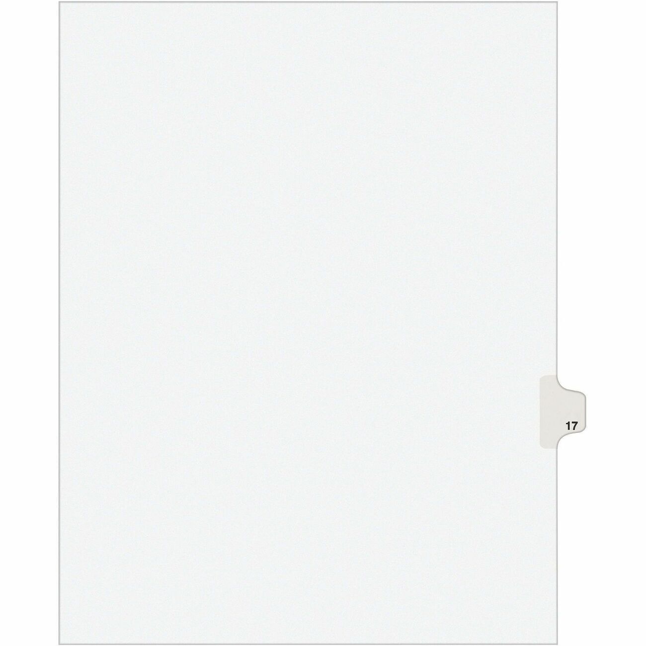 Avery Ready Index Side-Tab Dividers, 17-Tab