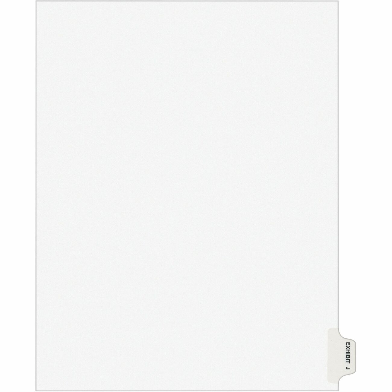 Avery Index Legal Sdtab Exhbt J