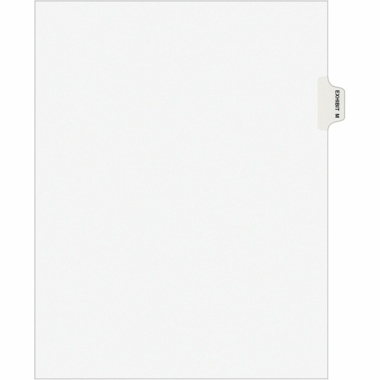 Avery Index Legal Sdtab Exhbt M