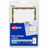 Avery Badge Adhesive Gld Brdr 100