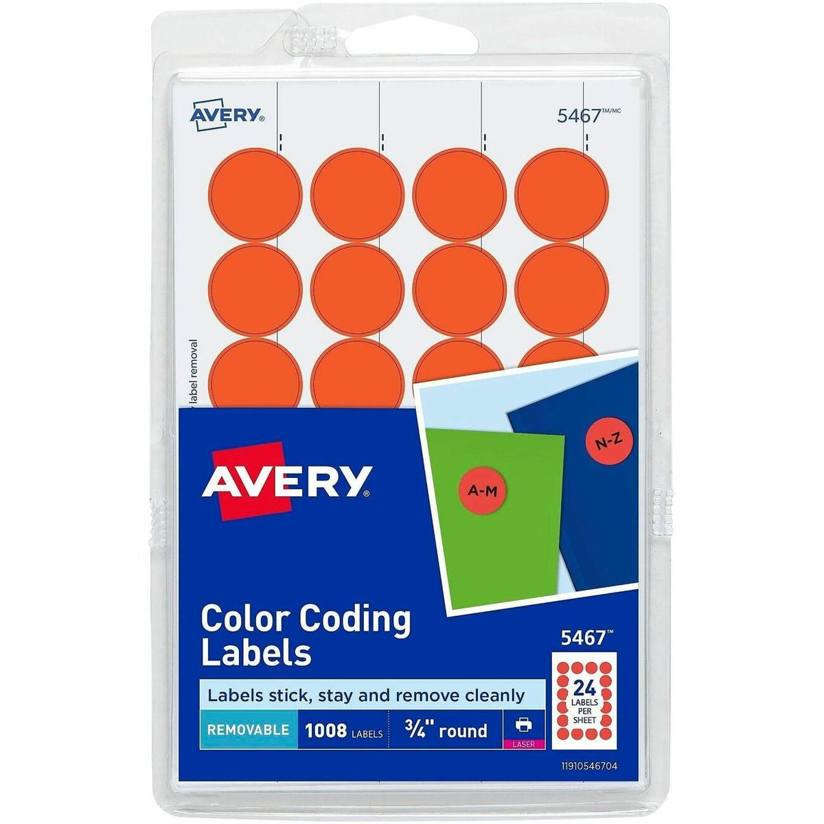 Avery&reg; Color-Coding Labels