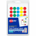 Avery Label Dots See-Thru 3/4'Dia