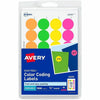 Avery Label Round 3/4"Dia Neonast