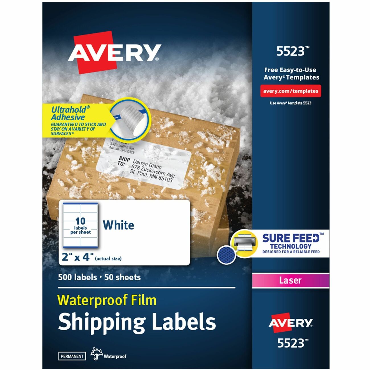 Avery Label Wthrprf Address 2X4