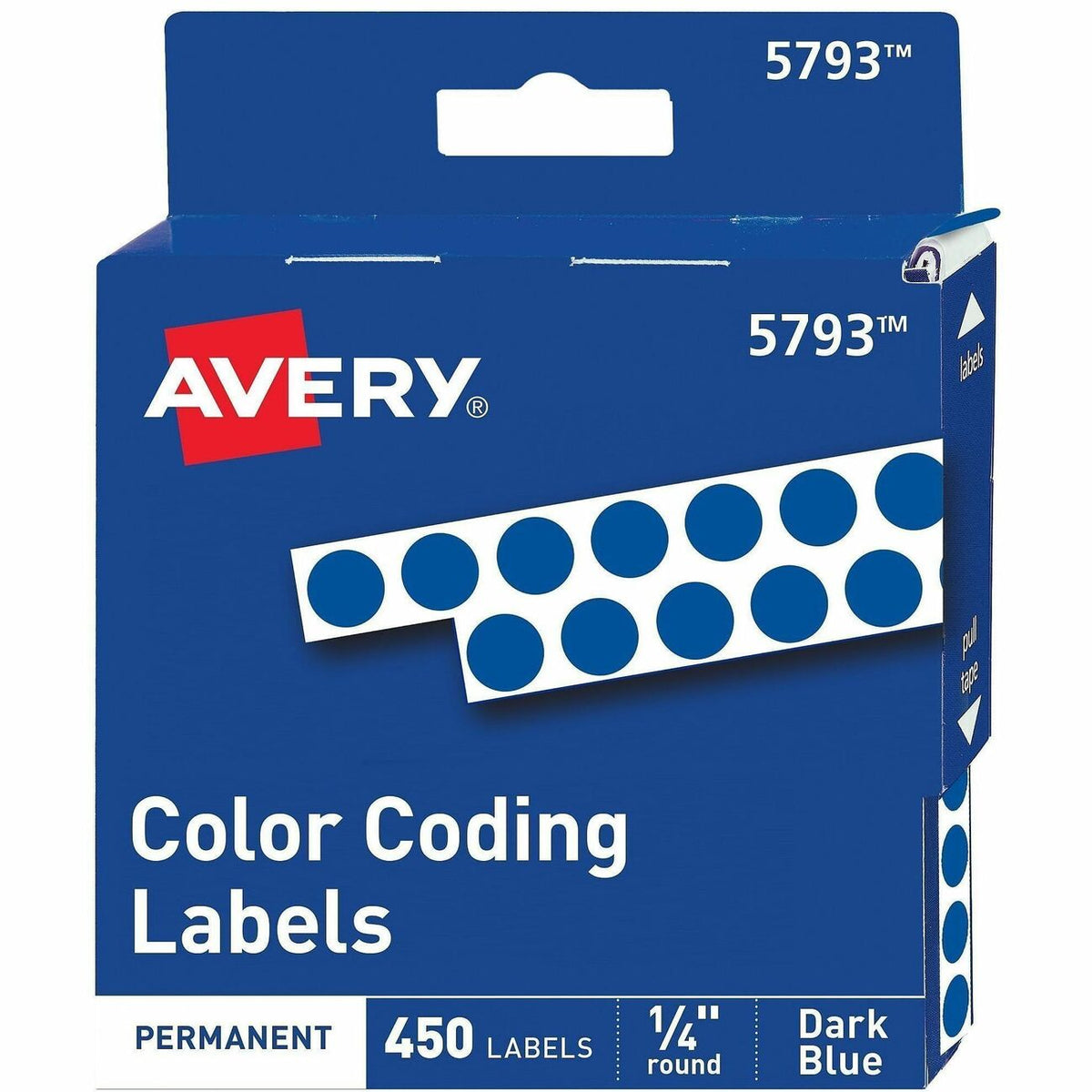 Avery&reg; 1/4" Color-Coding Labels