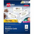 Avery Laser Business Cards, White Matte