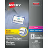 Avery Badge Adhesive Be Brdr 400