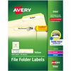 Avery Label Fldr Perm Lsr/Inkj Yw