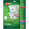 Avery Label Removeable 8.5X11 25