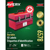 Avery Label Perm Laser 2X2.6 We