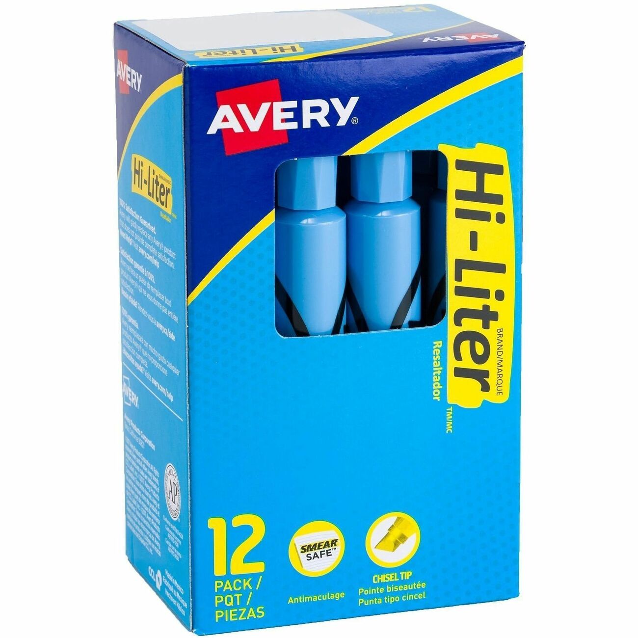 Avery Desk-Style Highlighter, Light Blue