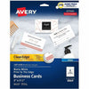 Avery Cards Business Clean Edge