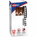 Avery Marker Perm Lrg Chisel Bn