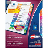 Avery Ready Index Table of Content Dividers