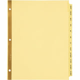 Avery&reg; Laminated Dividers - Gold Reinforced