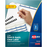 Avery&reg; Print & Apply Label Unpunched Dividers - Index Maker Easy Apply Label Strip