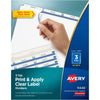 Avery&reg; Print & Apply Clear Label Dividers - Index Maker Easy Apply Label Strip