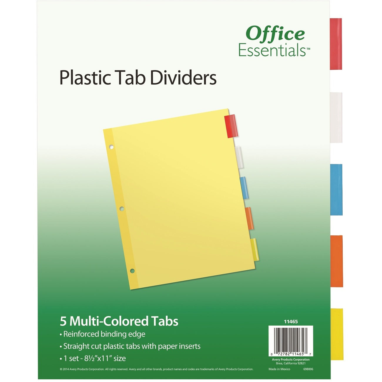 Avery Index Insert Econ 5Tab