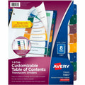 Avery Dividers Toc Plastc 8Tab