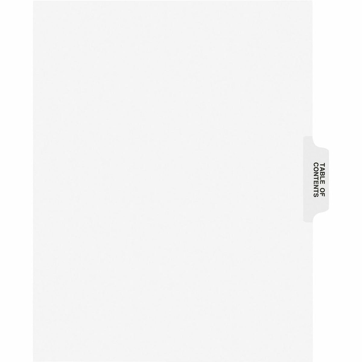 Avery&reg; Individual Legal Exhibit Dividers - Avery Style - Unpunched