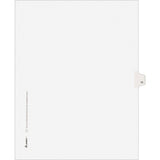 Avery&reg; Individual Legal Exhibit Dividers - Avery Style - Unpunched