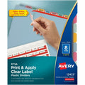 Avery Dividers Indx Plstc 8Tb Mlt