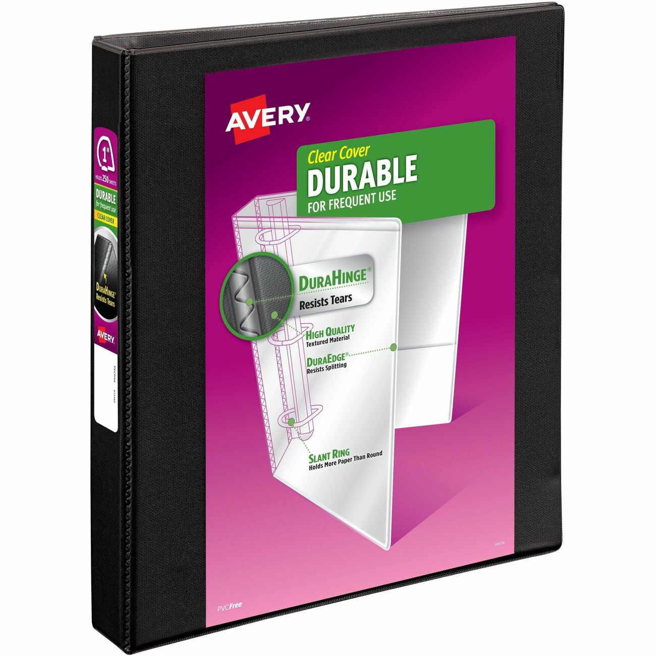 Avery Binder Duraview Slant 1 Bk