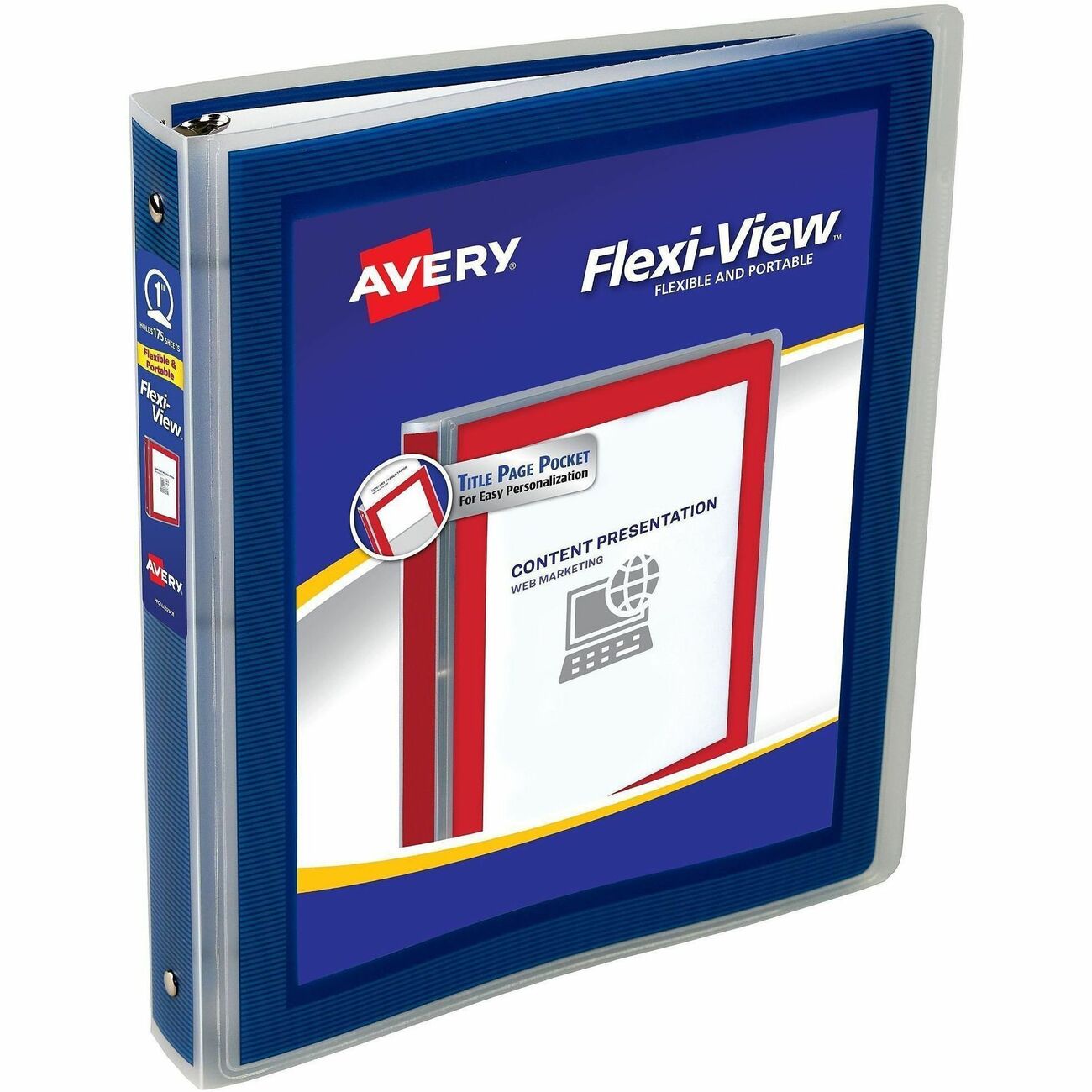 Avery Binder Flx-Vw Rnd 1 Nvy