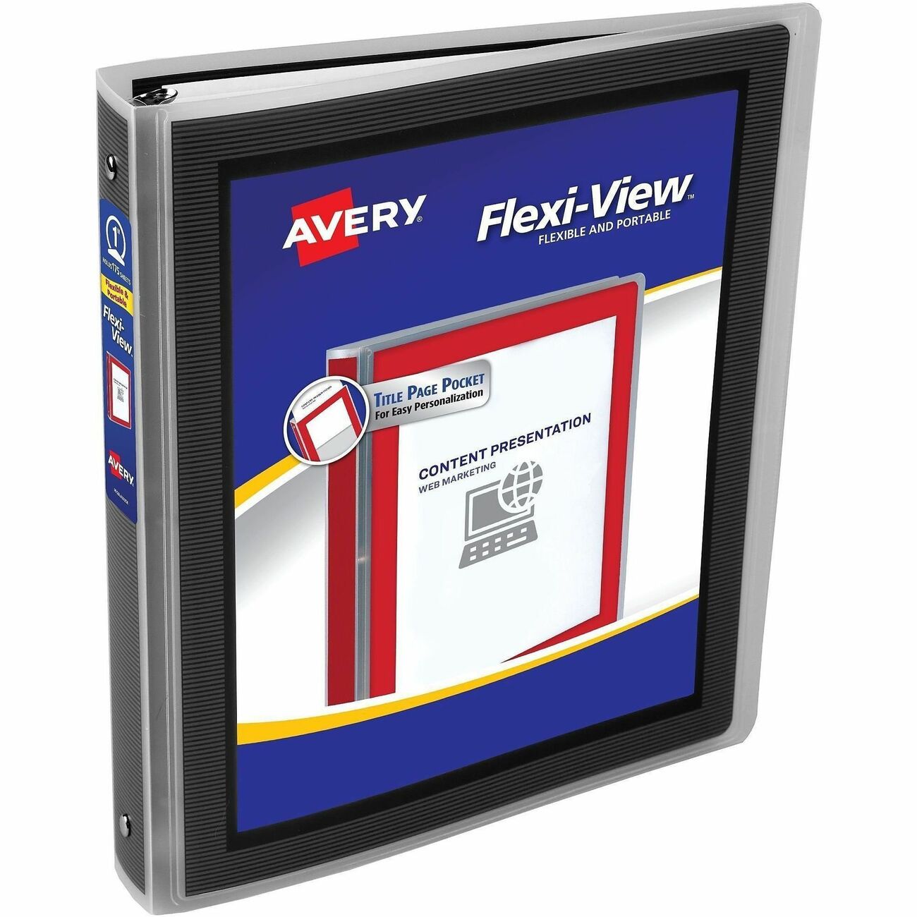 Avery Binder Flx-Vw Rnd 1 Bk