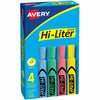 Avery Desk-Style Highlighters, Assorted, Pack