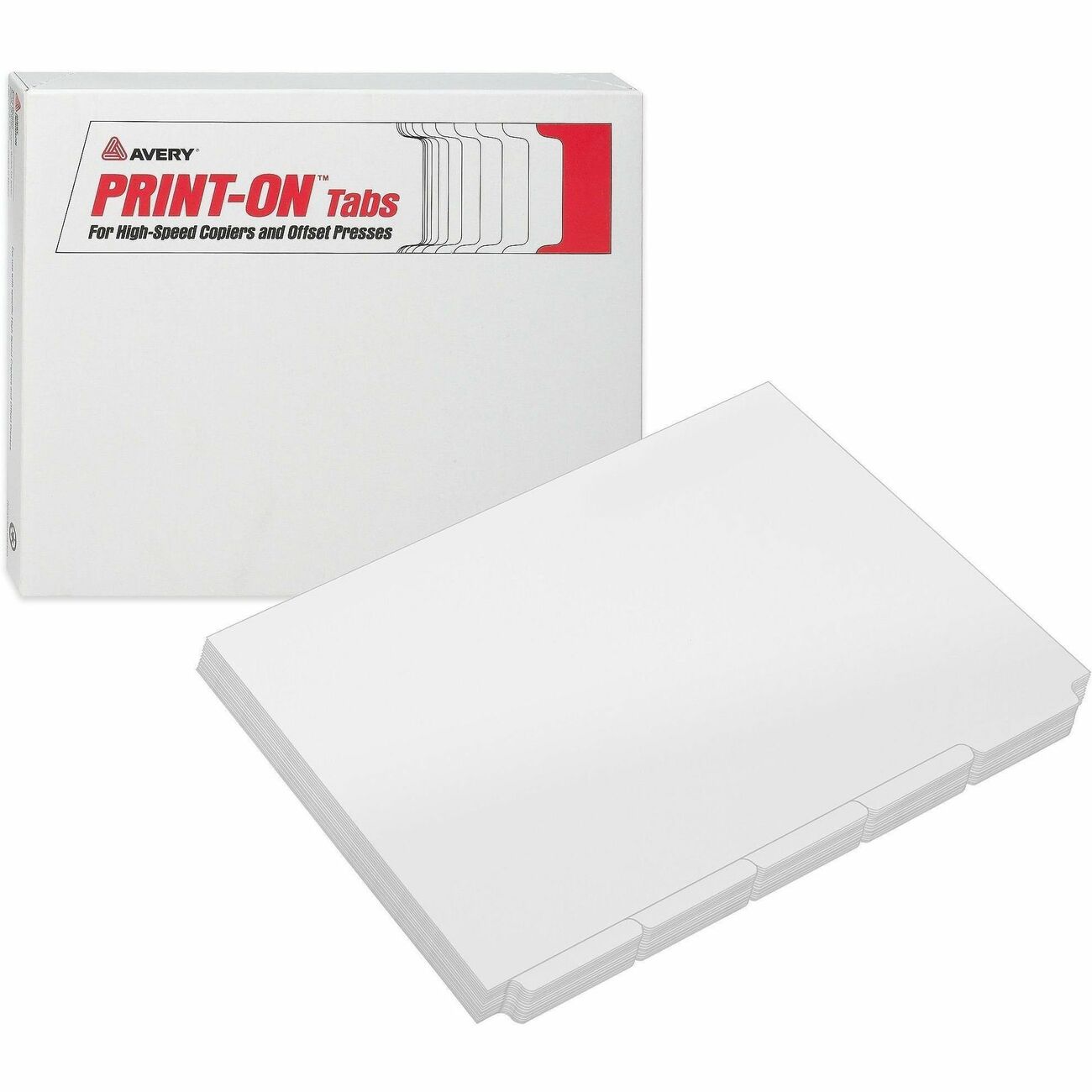 Avery Tabs Print-On Unpunched