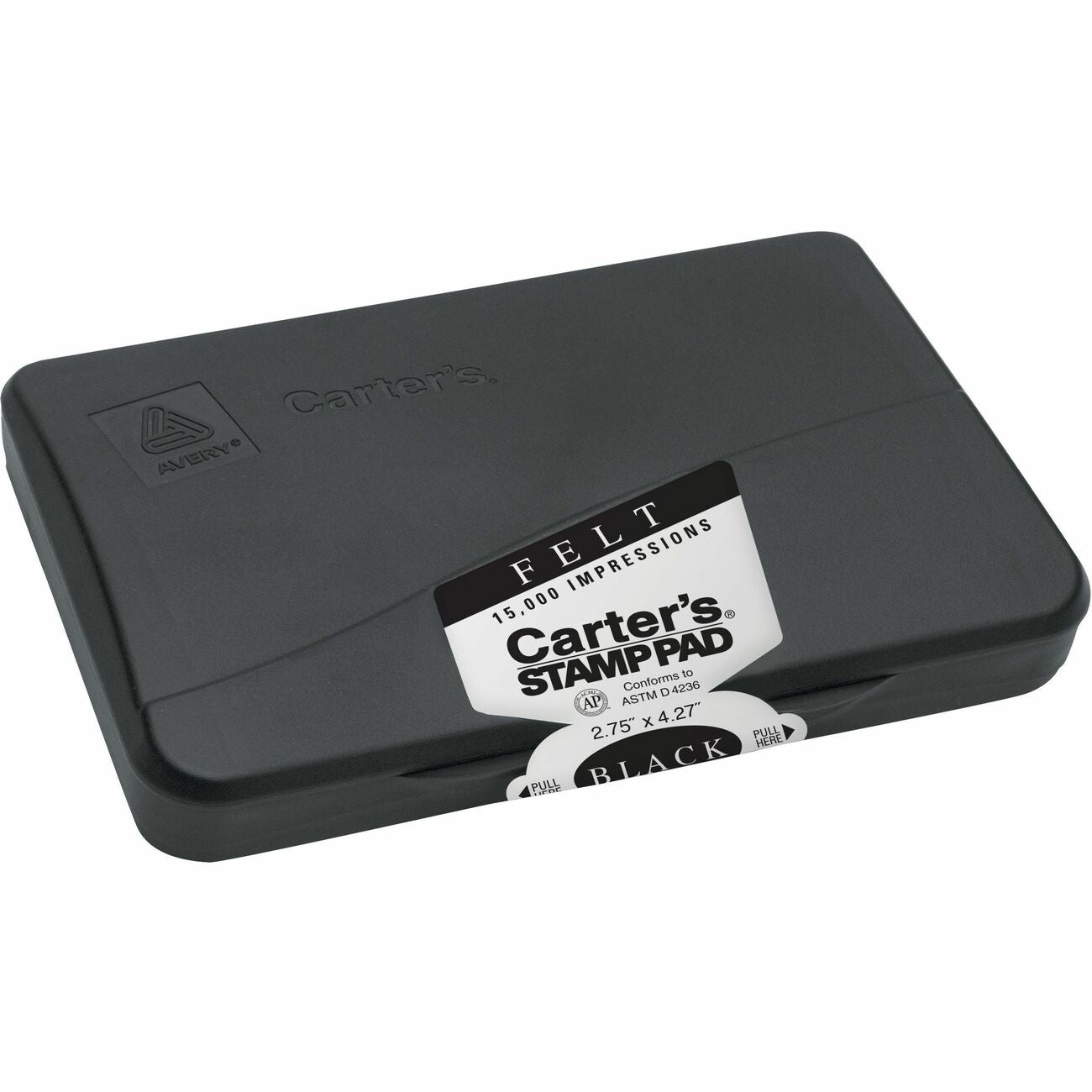 Avery Pad Stamp Felt Sz 1 Black