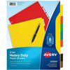 Avery Dividers Plstc 8Tb We Label
