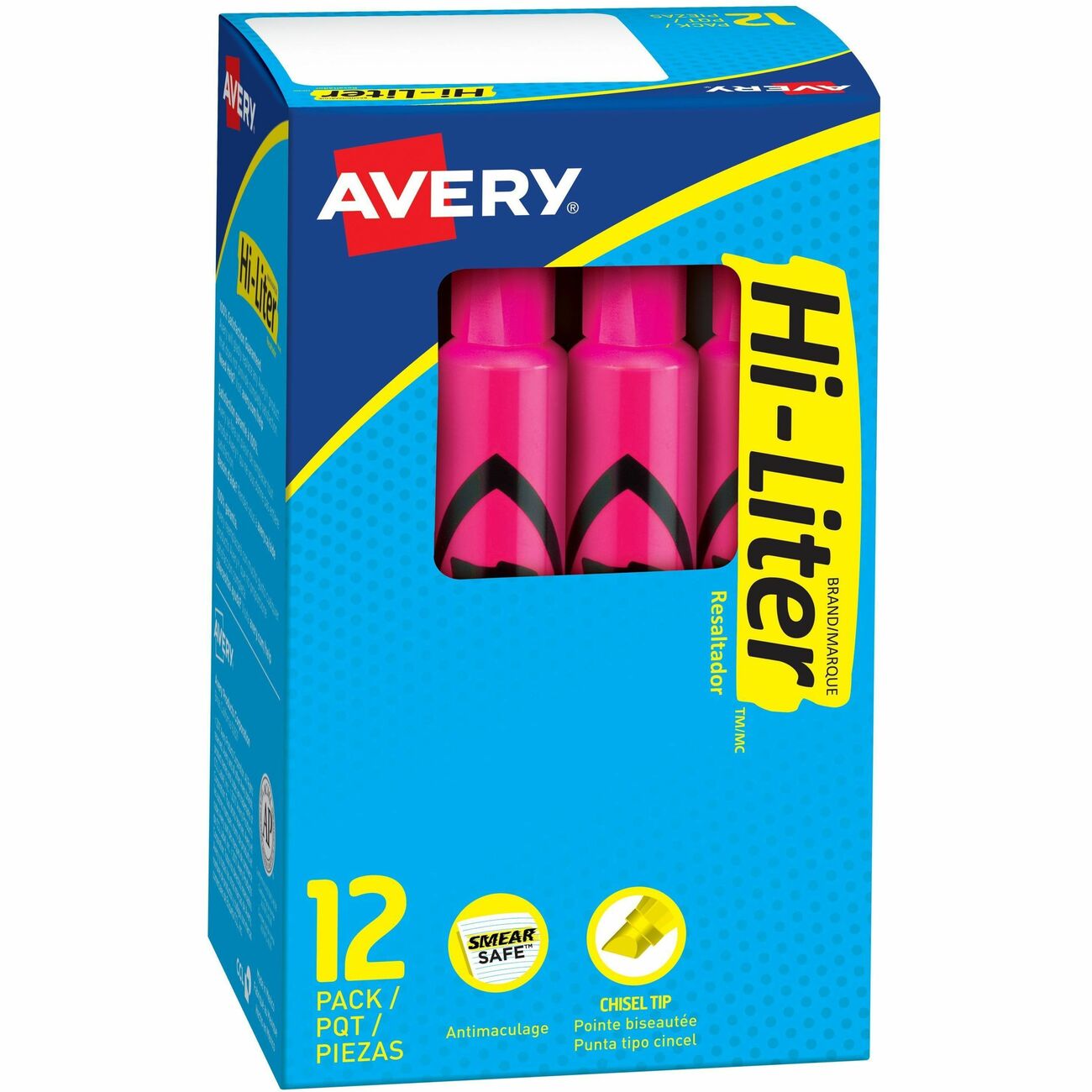Avery Highlighter Desk Chisel Fpk