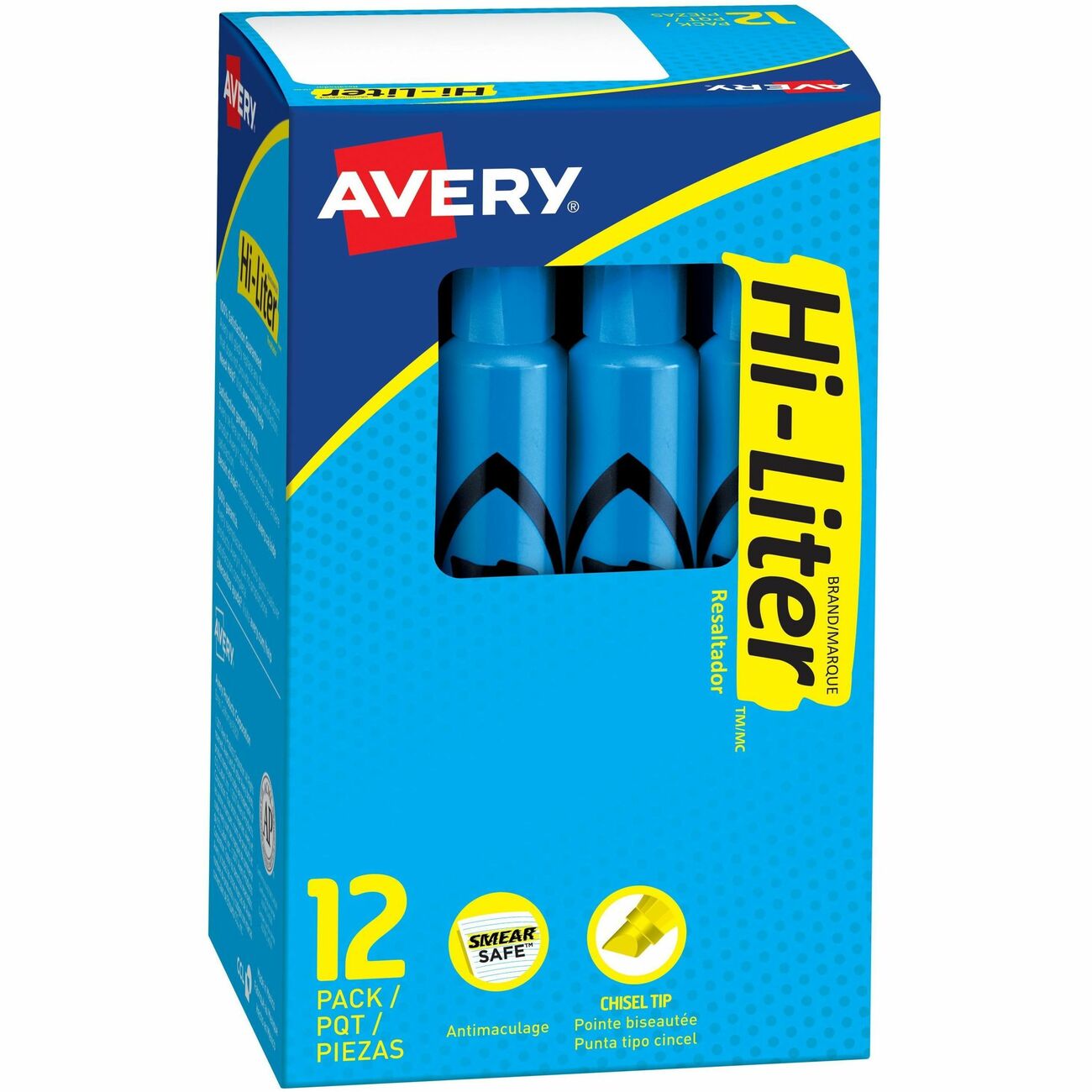 Avery Highlighter Desk Chisel Fbe