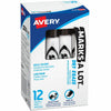 Avery Marker Dryerase Chisel Bk